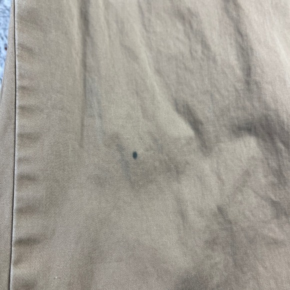 Old Navy Womens Khaki Wide Leg Stretch Pants Tan Frayed Hem Size 8 - Picture 3 of 11